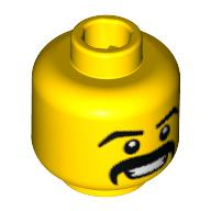 Lego hlava, žlutá (4587875)